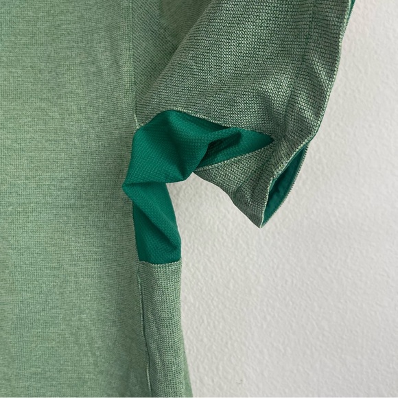 Outdoor Voices Green Short Sleeve Stretch Clubknit Polo - Picture 6 of 8